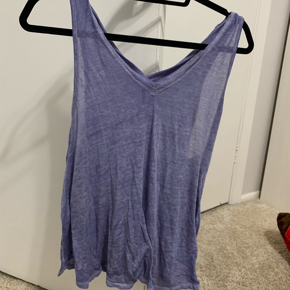 Free people periwinkle tank top